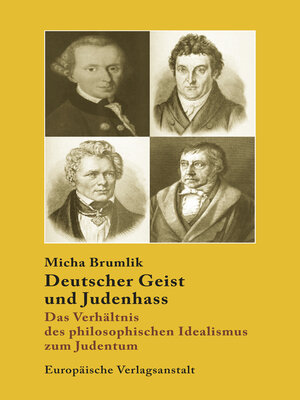 cover image of Deutscher Geist und Judenhass